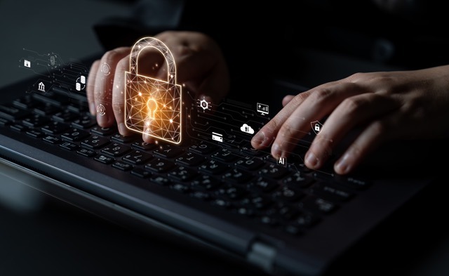 Security comparison diagram showing cloud faxing with Faxination TLS encryption and granular access controls versus traditional analog fax machine with no encryption or audit trail for HIPAA compliant enterprise document workflows