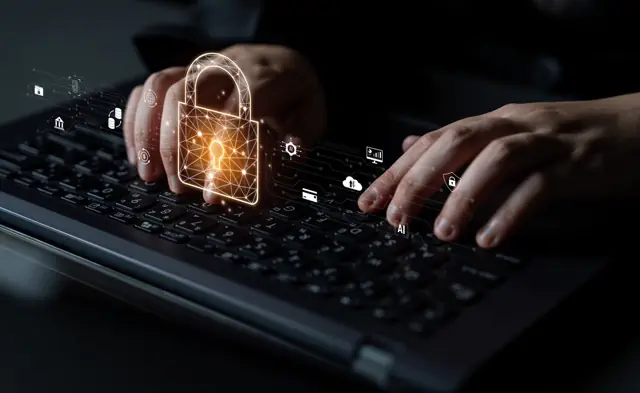 Security comparison diagram showing cloud faxing with Faxination TLS encryption and granular access controls versus traditional analog fax machine with no encryption or audit trail for HIPAA compliant enterprise document workflows