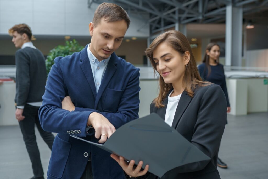 Government IT director reviewing a digital transformation roadmap that includes Faxination cloud fax modernization as a component of public sector document workflow infrastructure