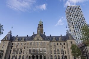 municipal clerk processing building permits and licenses through a cloud fax platform