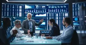Enterprise office worker relying on cloud fax during a network outage to send documents